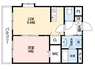 ミリーサ東部の物件間取画像